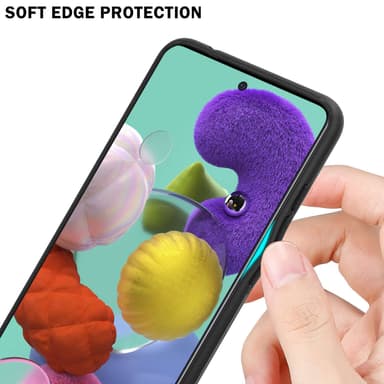 Samsung Galaxy A51 5G Skal Fodral Case (Svart)