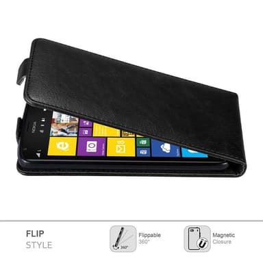 Nokia Lumia 1520 Flipfodral Skal (Svart)