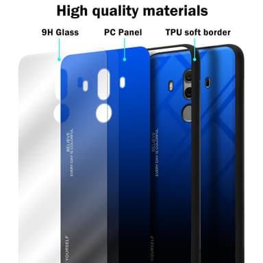 Huawei MATE 10 PRO Skal Fodral Case (Svart)