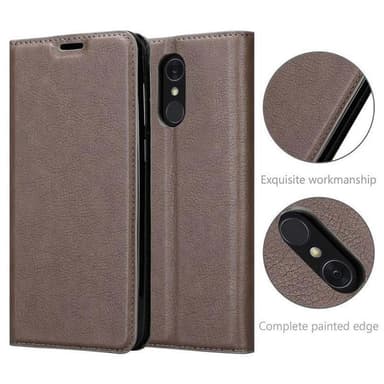 LG Q7 / Q7a / Q7+ Skal Fodral Case (Brun)