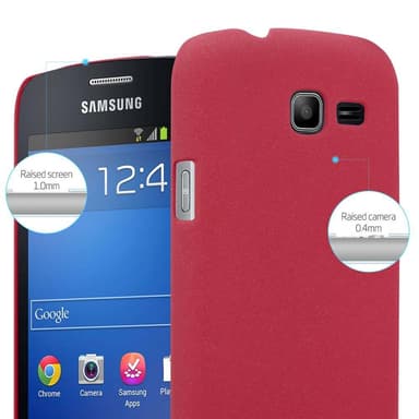 Samsung Galaxy TREND LITE Skal Fodral Case (Röd)