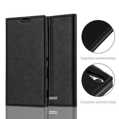 Sony Xperia T3 Skal Fodral Case (Svart)