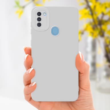 Samsung Galaxy A11 / M11 Skal Fodral Case (Vit)