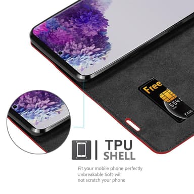 Samsung Galaxy S20 ULTRA Skal Fodral Case (Röd)
