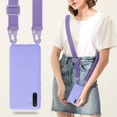 Samsung Galaxy NOTE 10 Skal Fodral Kedja (Lila)