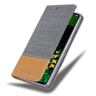 LG G8 ThinQ Plånboksfodral Skal (Grå)