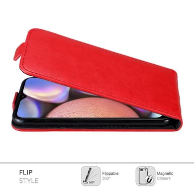 Samsung Galaxy A10s / M01s Flipfodral Skal (Röd)