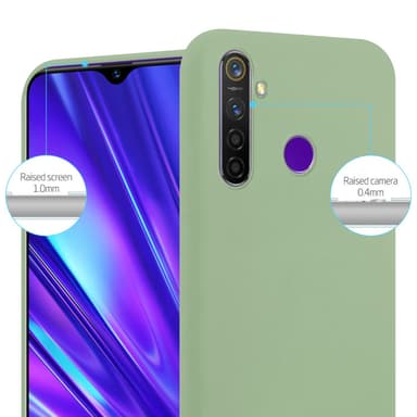 Skal Realme 5 / 5i / 6i / C3 Fodral Case (Grön)