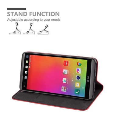 LG V20 Skal Fodral Case (Röd)