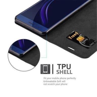 Honor 8 / 8 PREMIUM Skal Fodral Case (Svart)