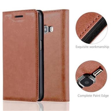 Samsung Galaxy J1 2016 Skal Fodral Case (Brun)