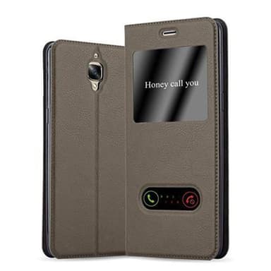 OnePlus 3 / 3T Plånboksfodral Skal (Brun)