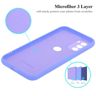 Motorola MOTO G51 5G Skal Fodral Case (Lila)