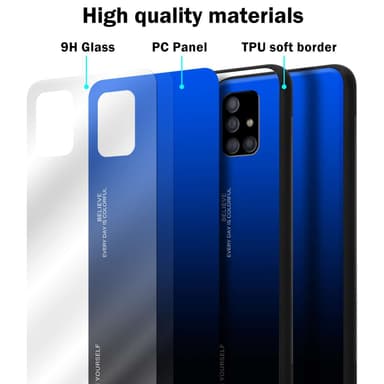 Samsung Galaxy A51 5G Skal Fodral Case (Svart)