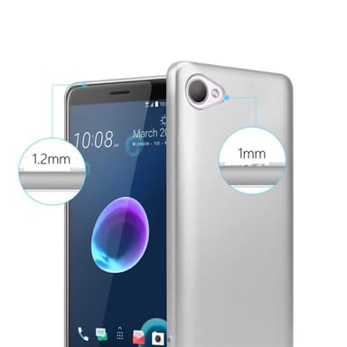 Skal HTC Desire 12 Fodral Case (Silver)