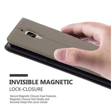 OnePlus 3 / 3T Plånboksfodral Skal (Brun)