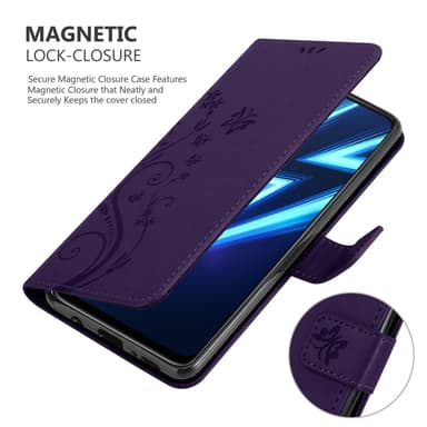 Realme 6 PRO Plånboksfodral Skal (Lila)