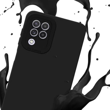 Samsung Galaxy A22 4G Skal Fodral Case (Svart)