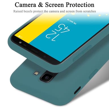 Samsung Galaxy J6 2018 Skal Fodral Case (Grön)