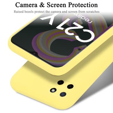 Realme C21Y / C25Y Skal Fodral Case (Gul)
