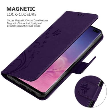 Samsung Galaxy S10 PLUS Plånboksfodral Skal (Lila)