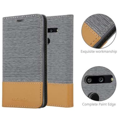 LG G8 ThinQ Plånboksfodral Skal (Grå)