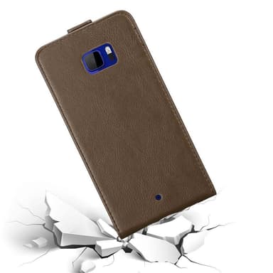 HTC U ULTRA Flipfodral Skal (Brun)