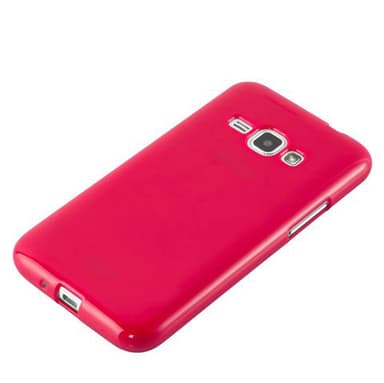 Samsung Galaxy J1 2015 Skal Fodral Case (Röd)