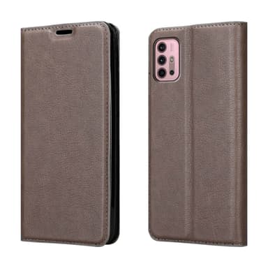 Motorola MOTO G10 / G30 Skal Fodral Case (Brun)
