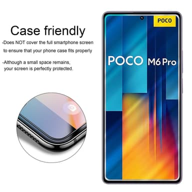 Xiaomi Poco M6 Pro 4G Skyddsglas Skyddsfilm Skärmskydd