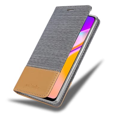 Oppo A94 5G Plånboksfodral Skal (Grå)