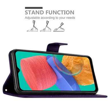 Samsung Galaxy M33 5G Plånboksfodral Skal (Lila)