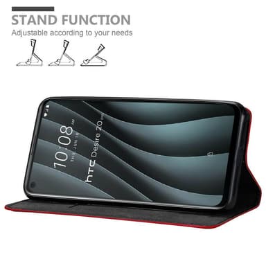 HTC Desire 20 PRO Skal Fodral Case (Röd)