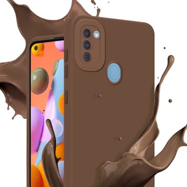 Samsung Galaxy A11 / M11 Skal Fodral Case (Brun)
