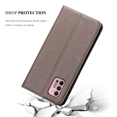 Motorola MOTO G10 / G30 Skal Fodral Case (Brun)