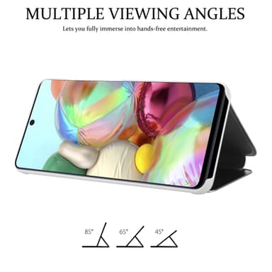 Samsung Galaxy A71 4G Plånboksfodral Skal (Silver)