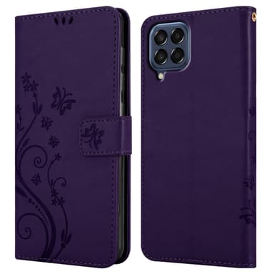 Samsung Galaxy M33 5G Plånboksfodral Skal (Lila)