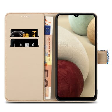 Samsung Galaxy A12 / M12 Plånboksfodral Skal (Blå)