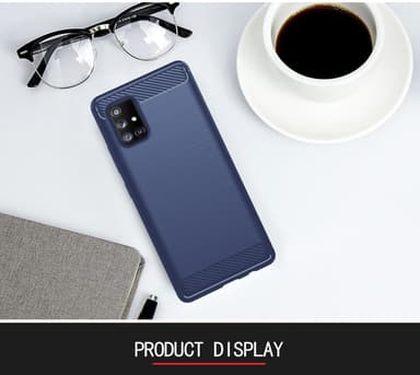 Samsung Galaxy A71 4G Skal Fodral Case (Blå)