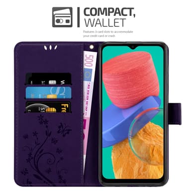Samsung Galaxy M33 5G Plånboksfodral Skal (Lila)