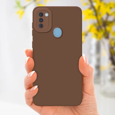Samsung Galaxy A11 / M11 Skal Fodral Case (Brun)