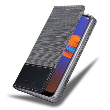 Motorola MOTO E6 PLUS Plånboksfodral Skal (Grå)