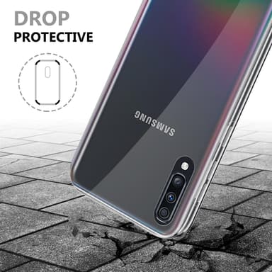 Skal Samsung Galaxy A70e Fodral Case (Transparent)