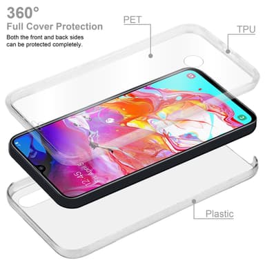Skal Samsung Galaxy A70e Fodral Case (Transparent)