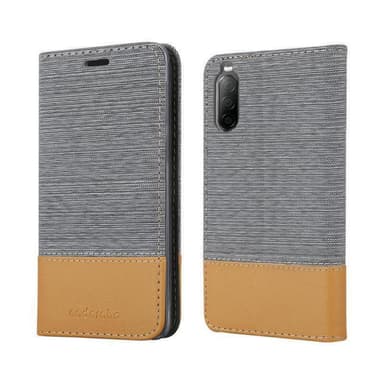 Sony Xperia 10 II Plånboksfodral Skal (Grå)