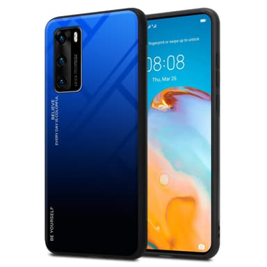 Huawei P40 Skal Fodral Case (Svart)