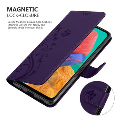 Samsung Galaxy M33 5G Plånboksfodral Skal (Lila)