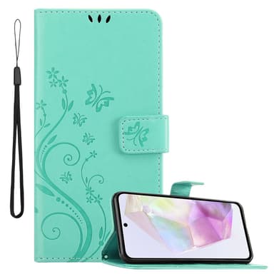 Samsung Galaxy A35 Plånboksfodral Skal (Turkos)