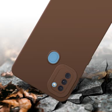 Samsung Galaxy A11 / M11 Skal Fodral Case (Brun)