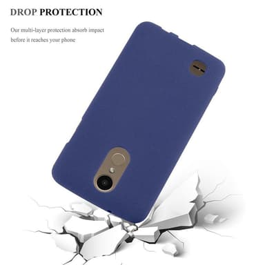 Skal LG K10 2017 Fodral Case (Blå)